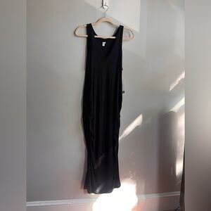 Nordstrom lightweight ruched tencel maxi dress Size L